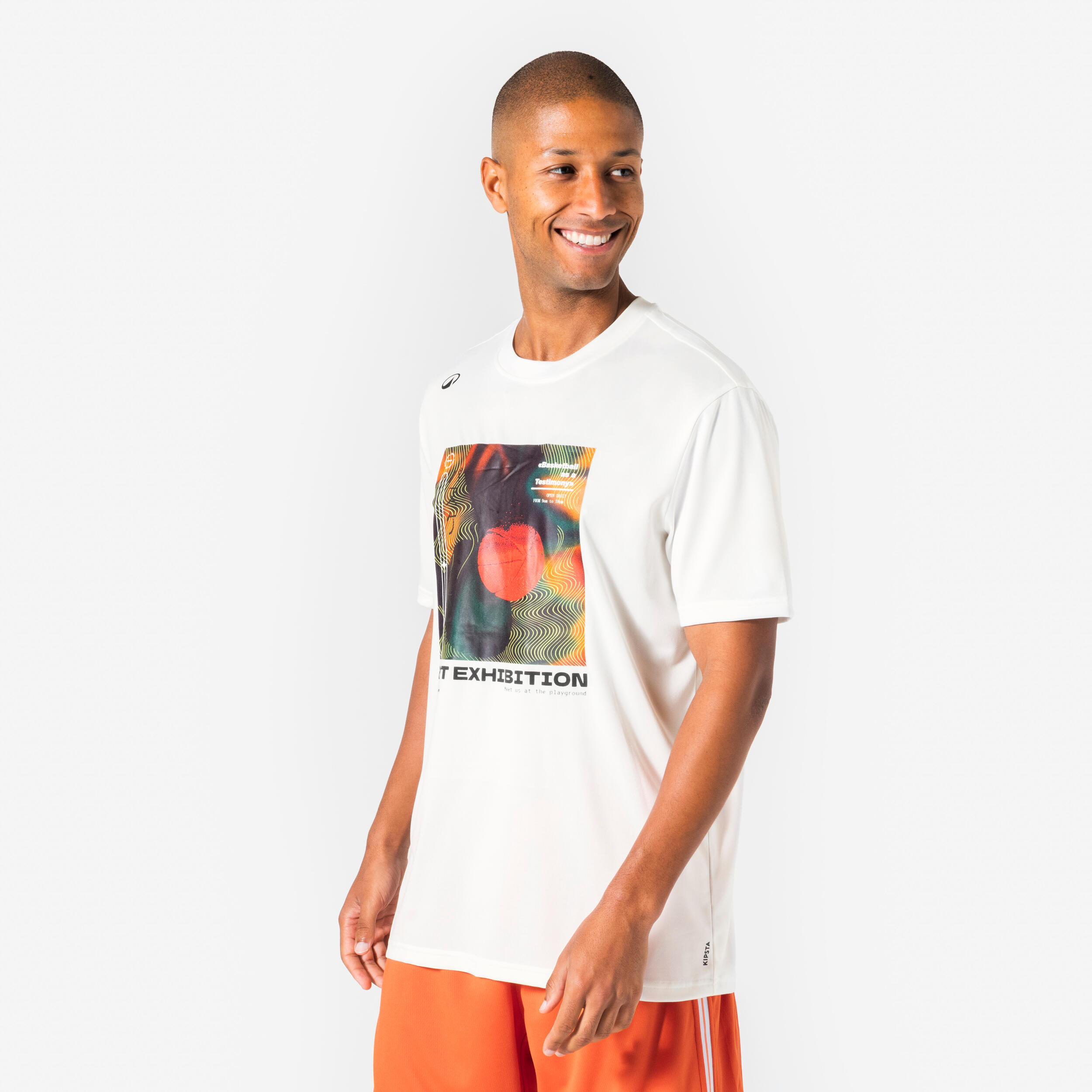 T-shirt de basketball, TS 500 Fast 3/8