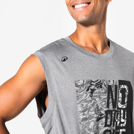 Майка для баскетболу унісекс Fast 500 сіра