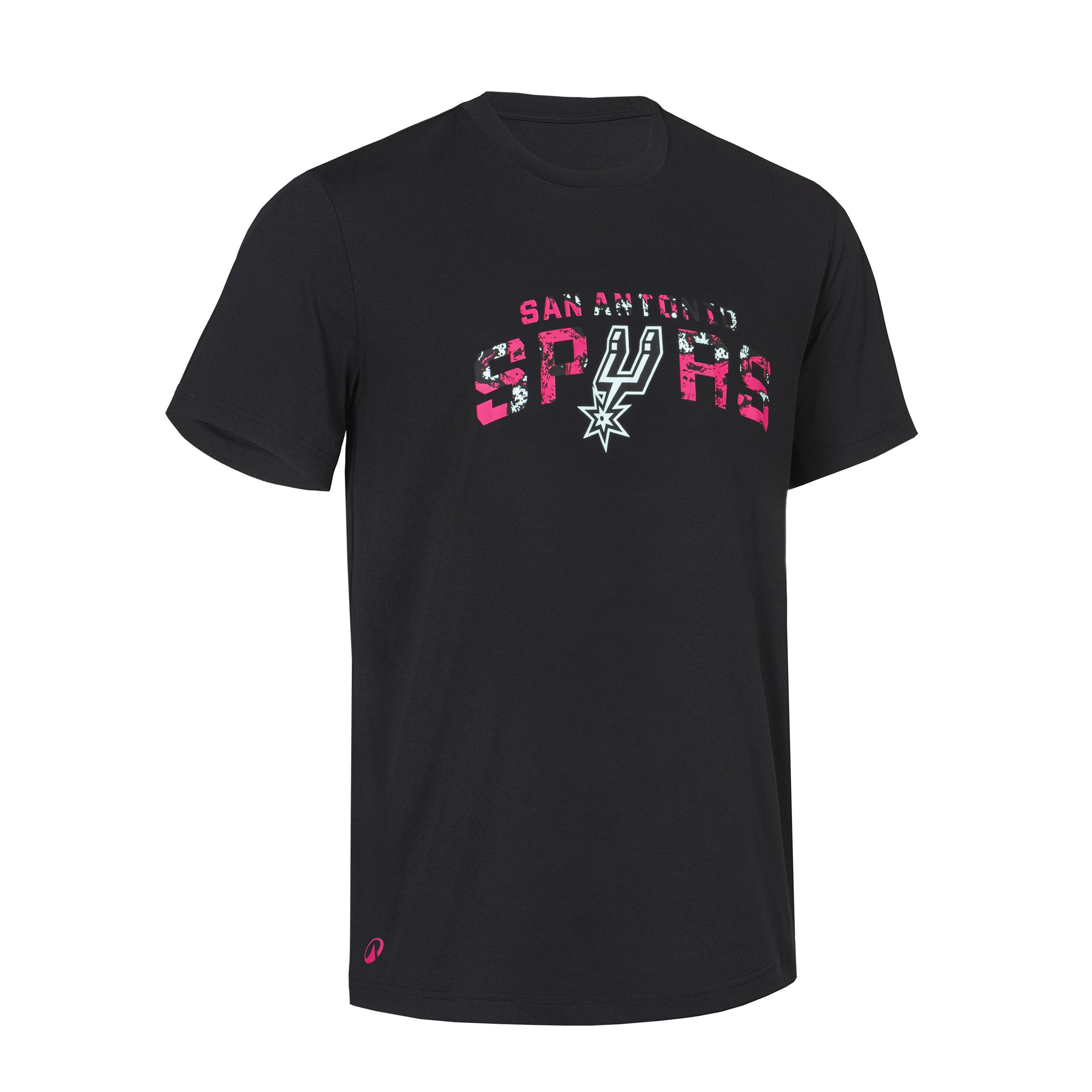 NBA Spurs Basketball T-Shirt Mann Frau, 900 schwarz 4/7