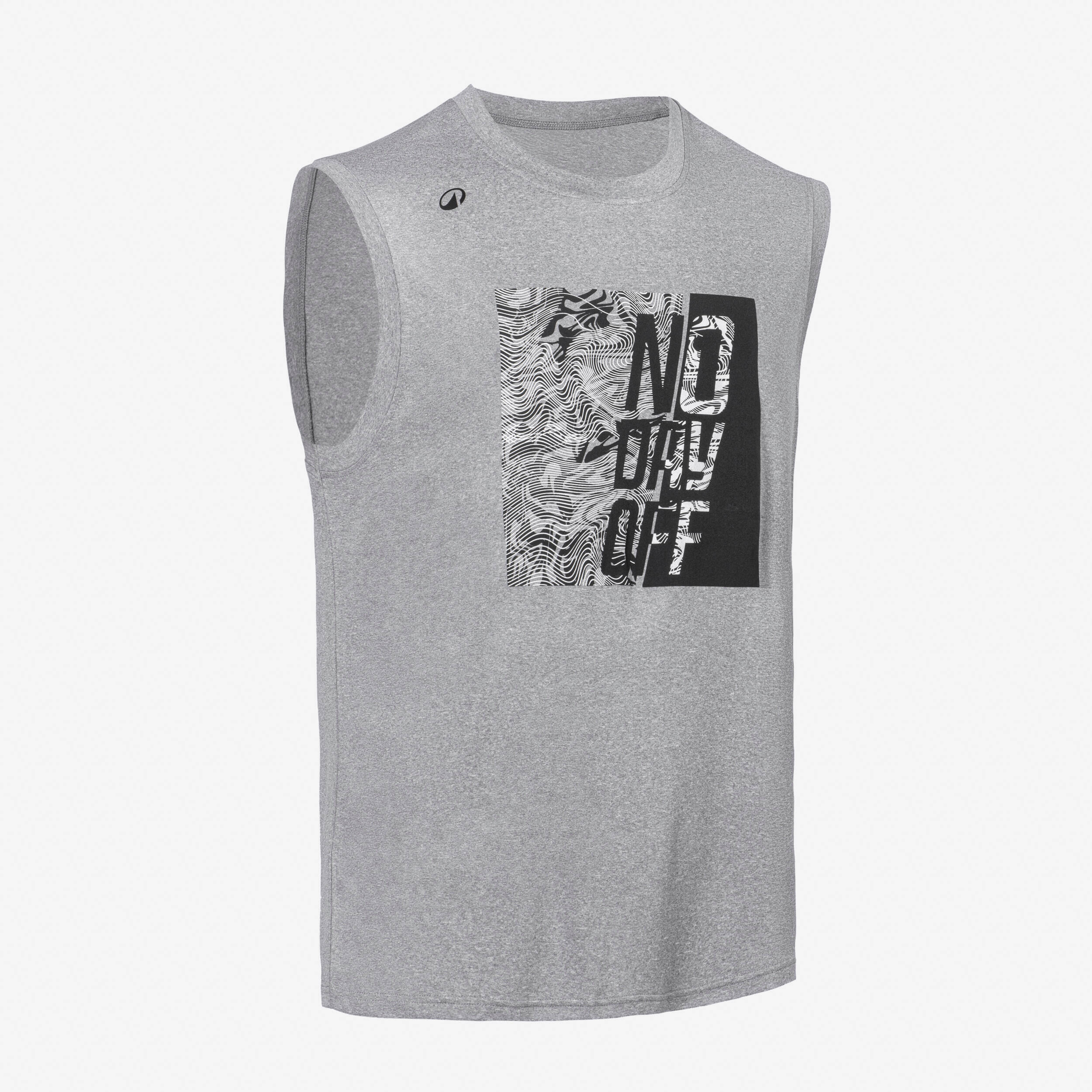 Men's/Women's Sleeveless Basketball Shirt Fast 500 - Grey -  4