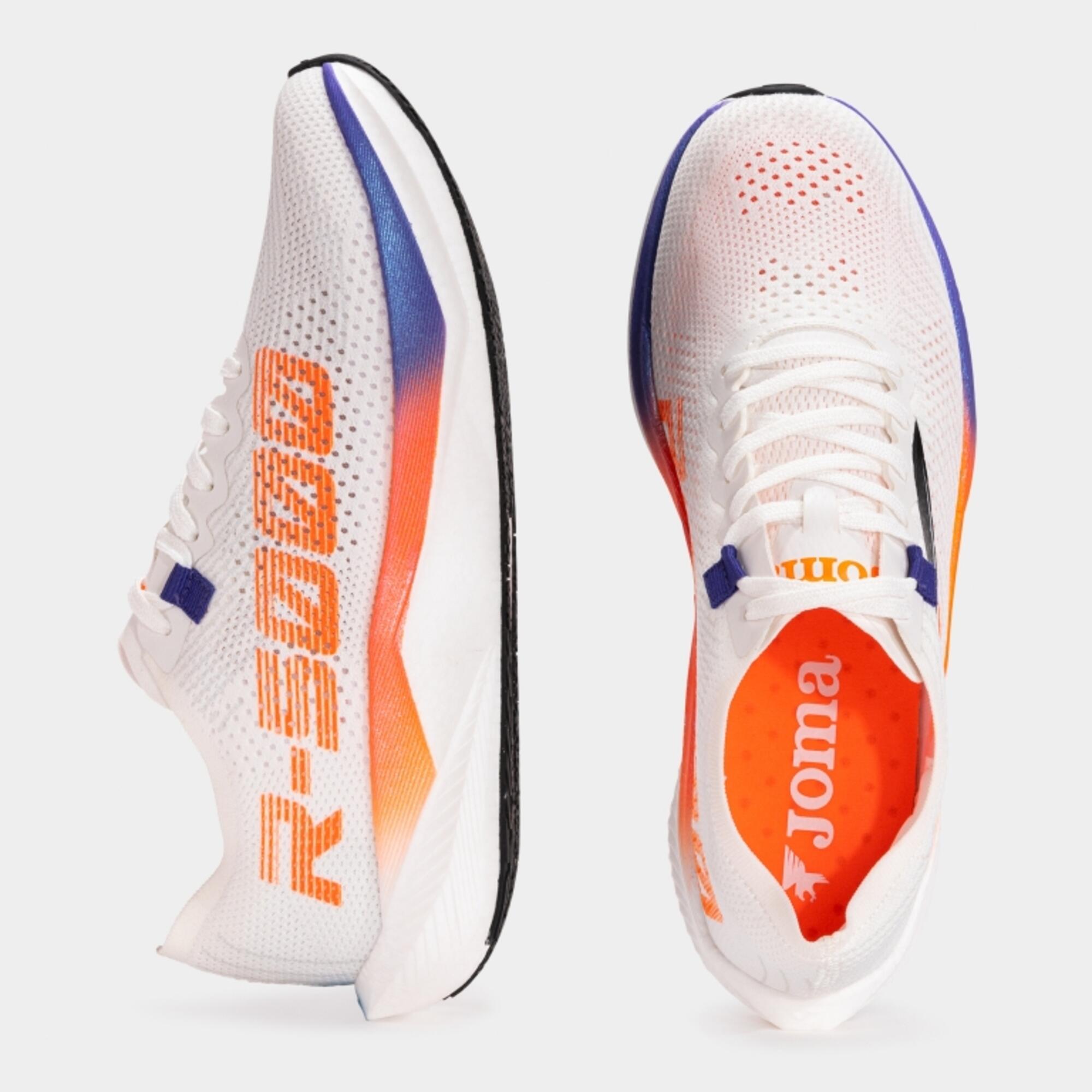 Zapatillas Trail running Joma TR5000 Hombre - Blanco, Naranja y Azul 3/5