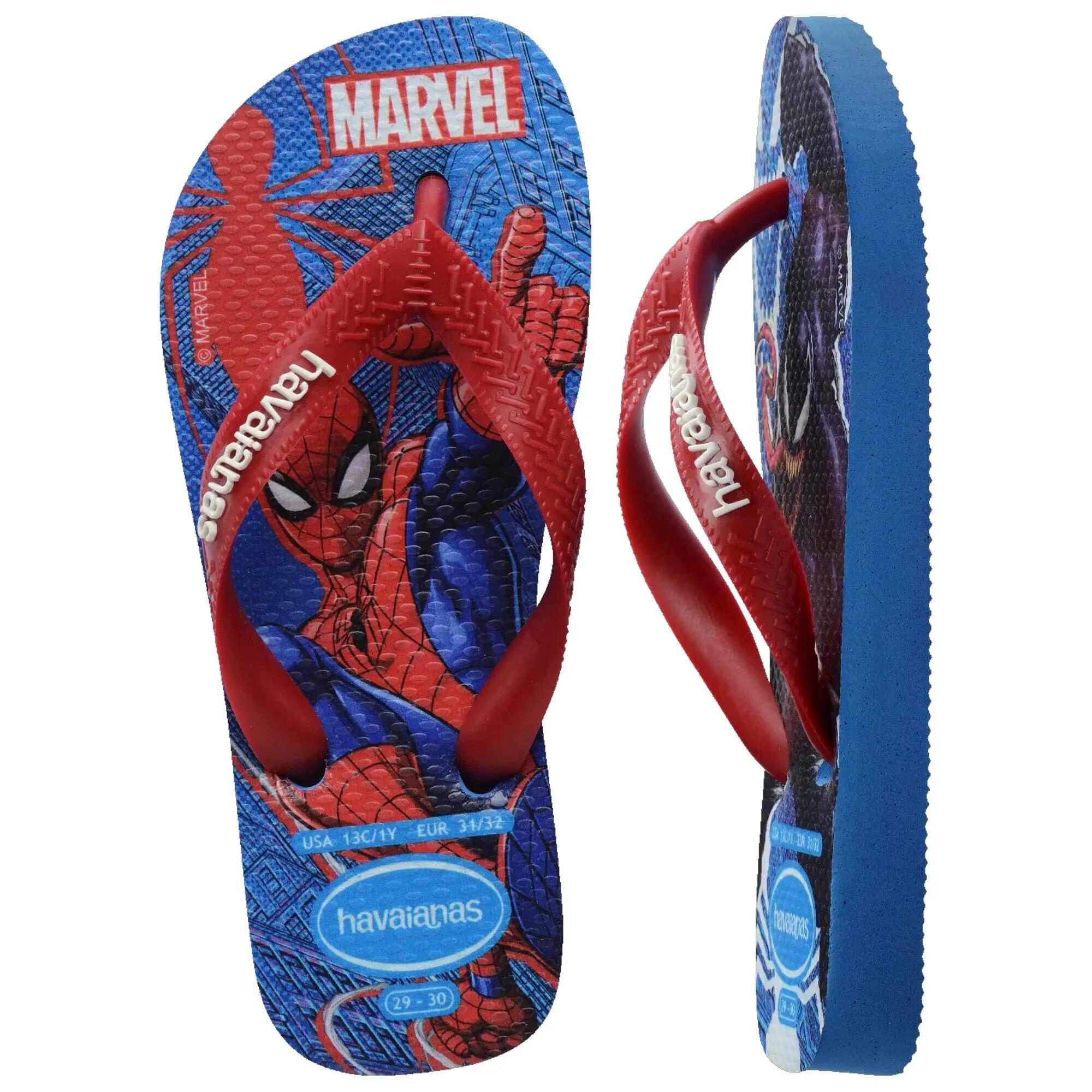 Chanclas para Niños Havaianas Marvel II - Azul/Rojo 6/6