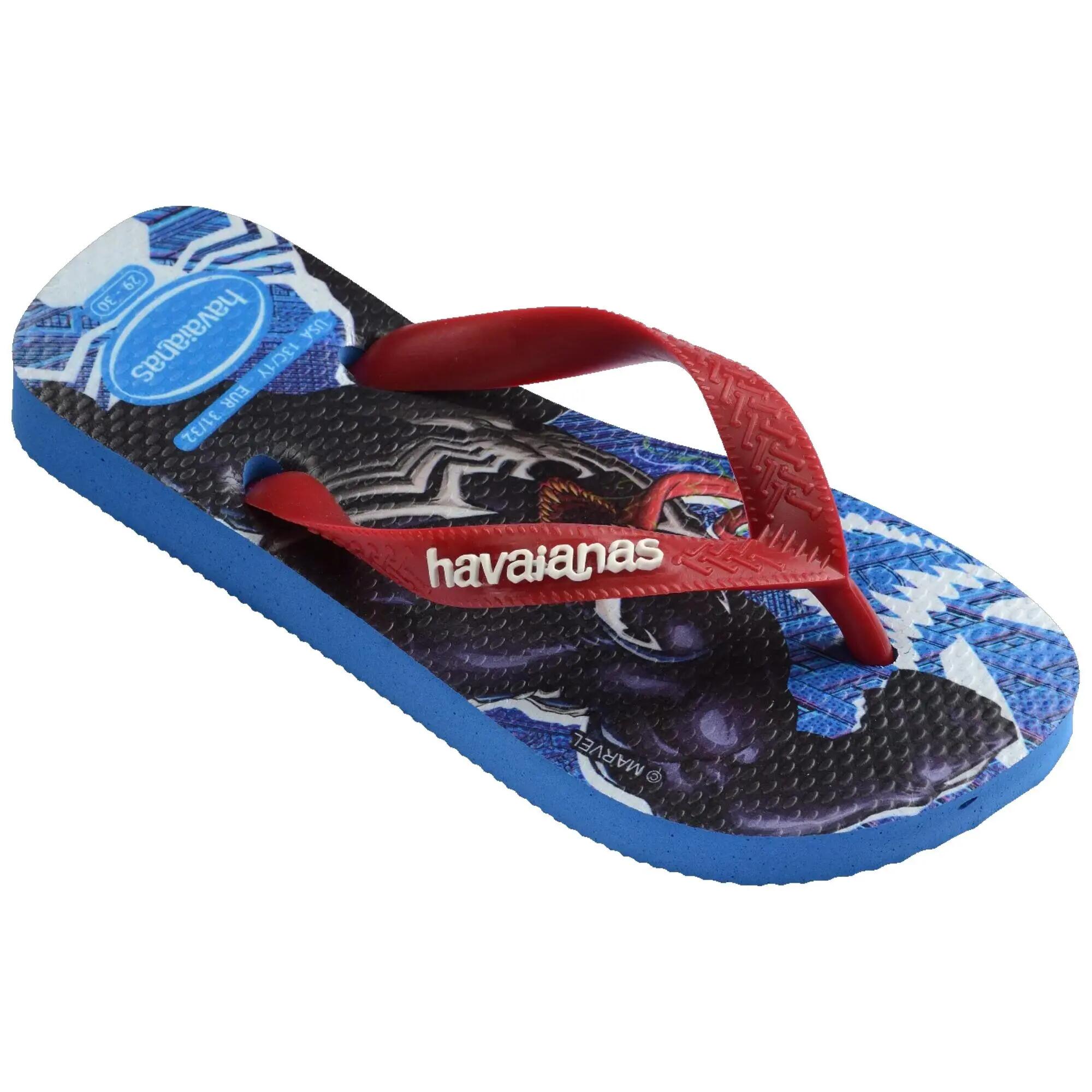 Chanclas para Niños Havaianas Marvel II - Azul/Rojo 4/6