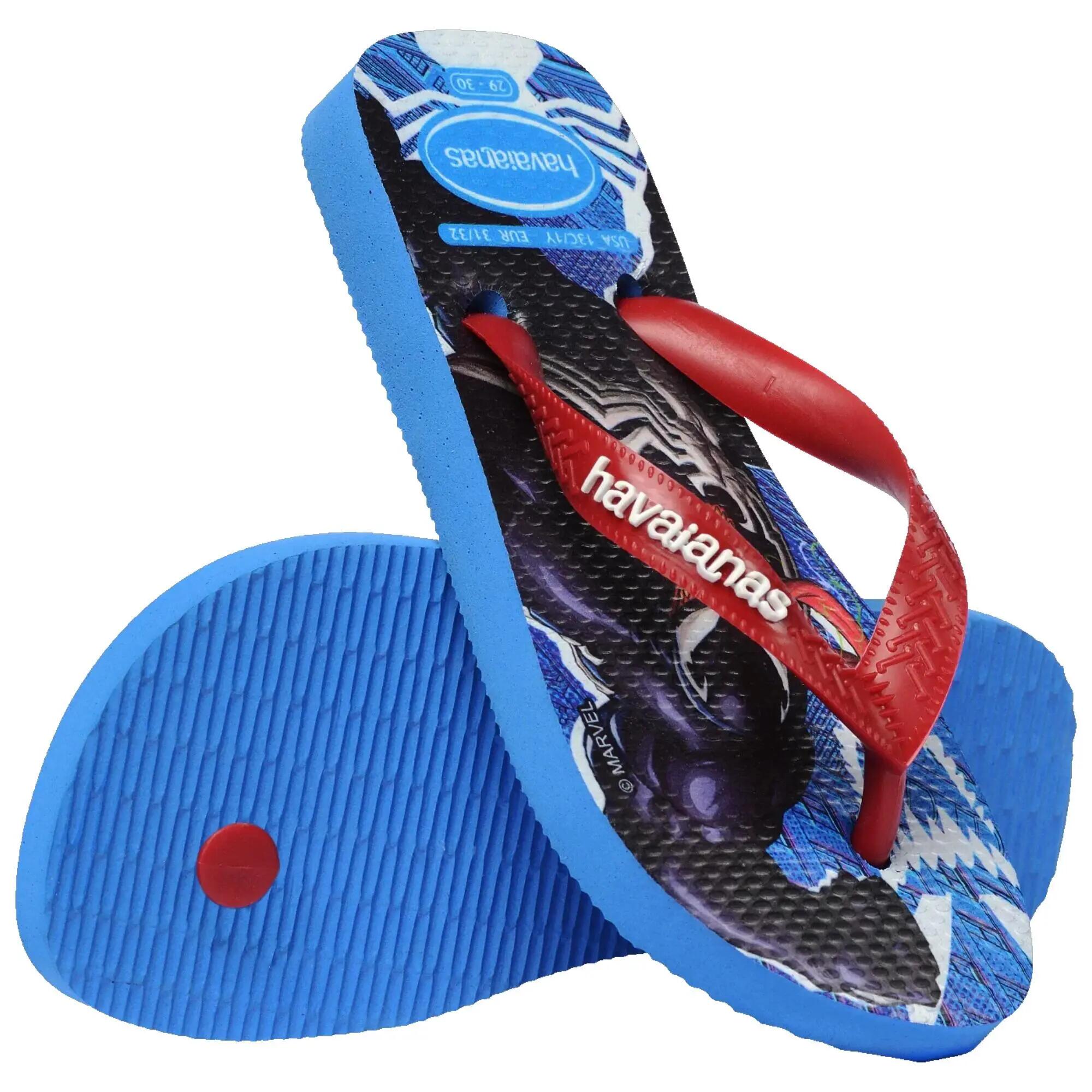 Chanclas para Niños Havaianas Marvel II - Azul/Rojo 2/6