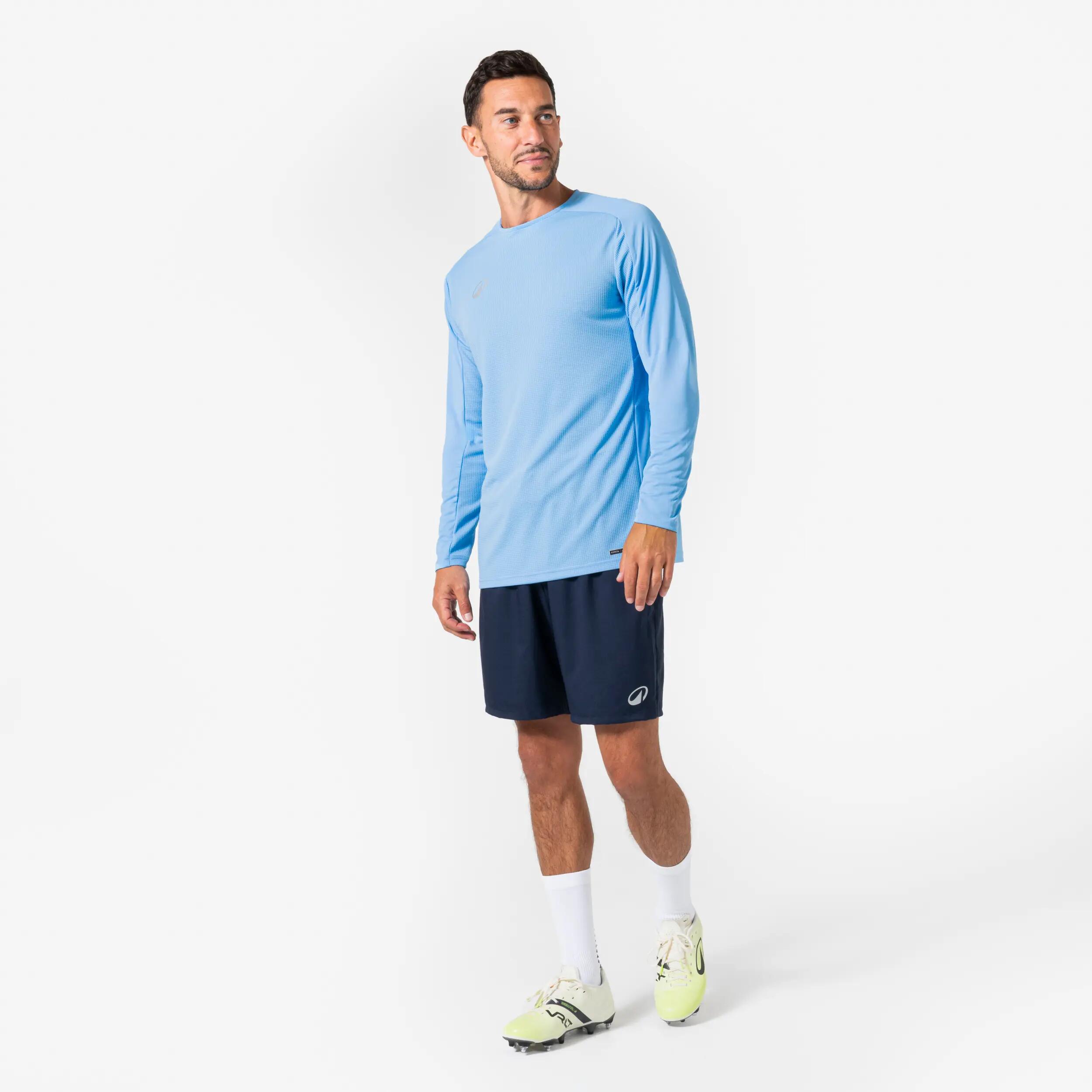Maillot de football manches longues viralto club bleu clair 2/6