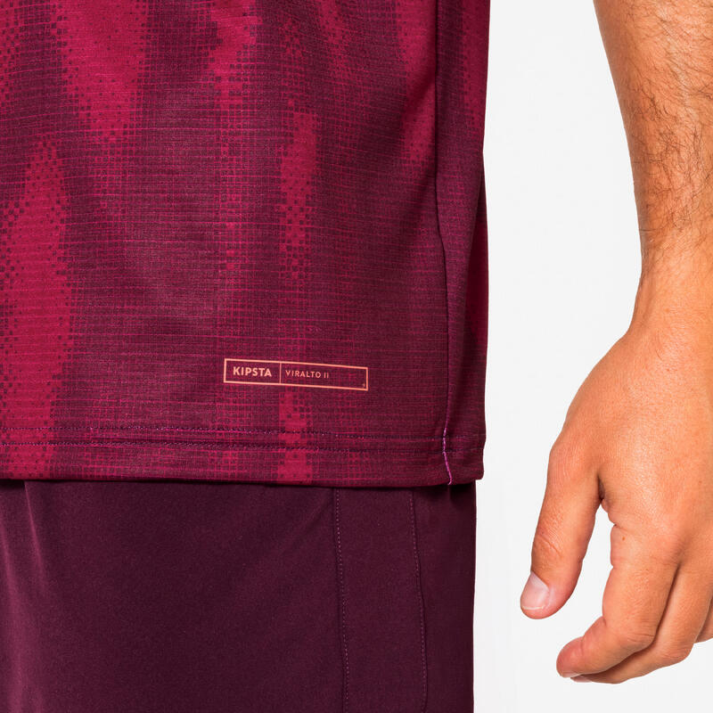 Tricou de fotbal cu mânecă scurtă viralto II OilPixl Roșu Portocaliu Adulți