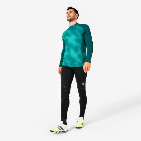 Шорти воротарські F500 для дорослих чорні