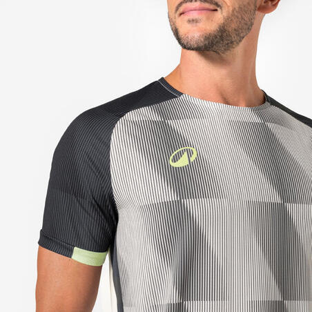 Футболка Viralto Dope для футболу сіра/чорна