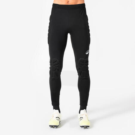 Шорти воротарські F500 для дорослих чорні