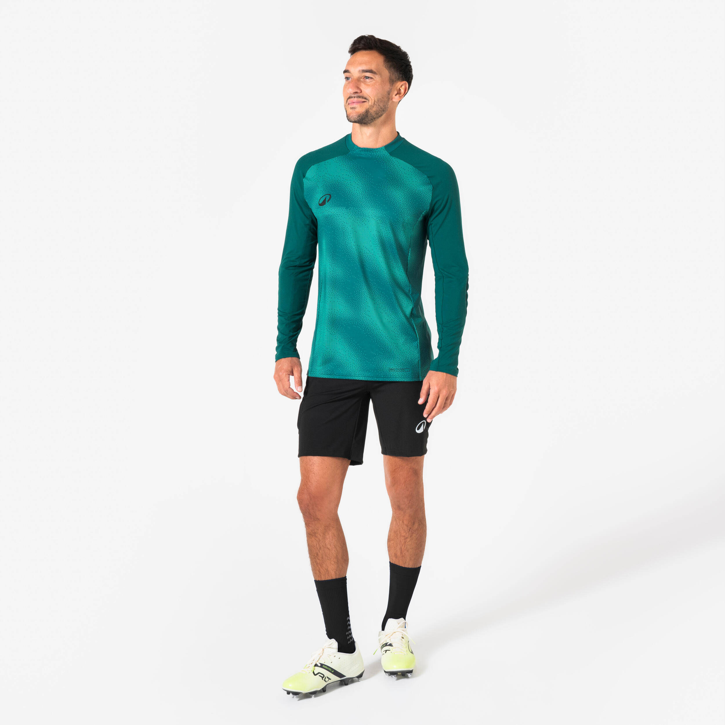 Adult Goalkeeper Shorts with Protection F500 - Black -  5