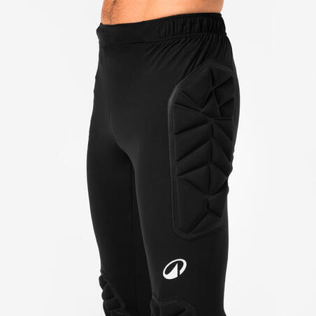 Шорти воротарські F500 для дорослих чорні