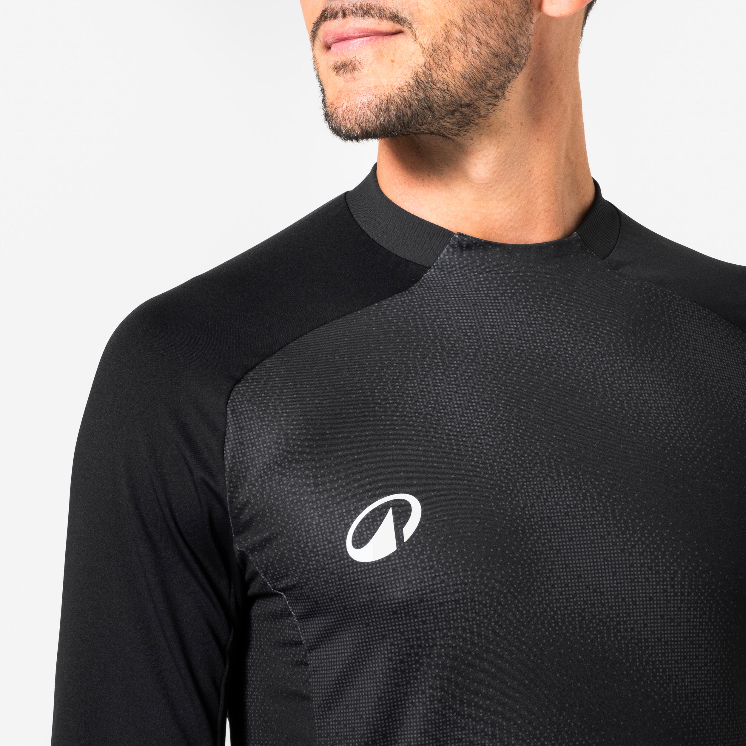 Maglia calcio adulto F500 portiere nera 2/8