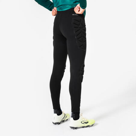 Шорти воротарські F500 для дорослих чорні