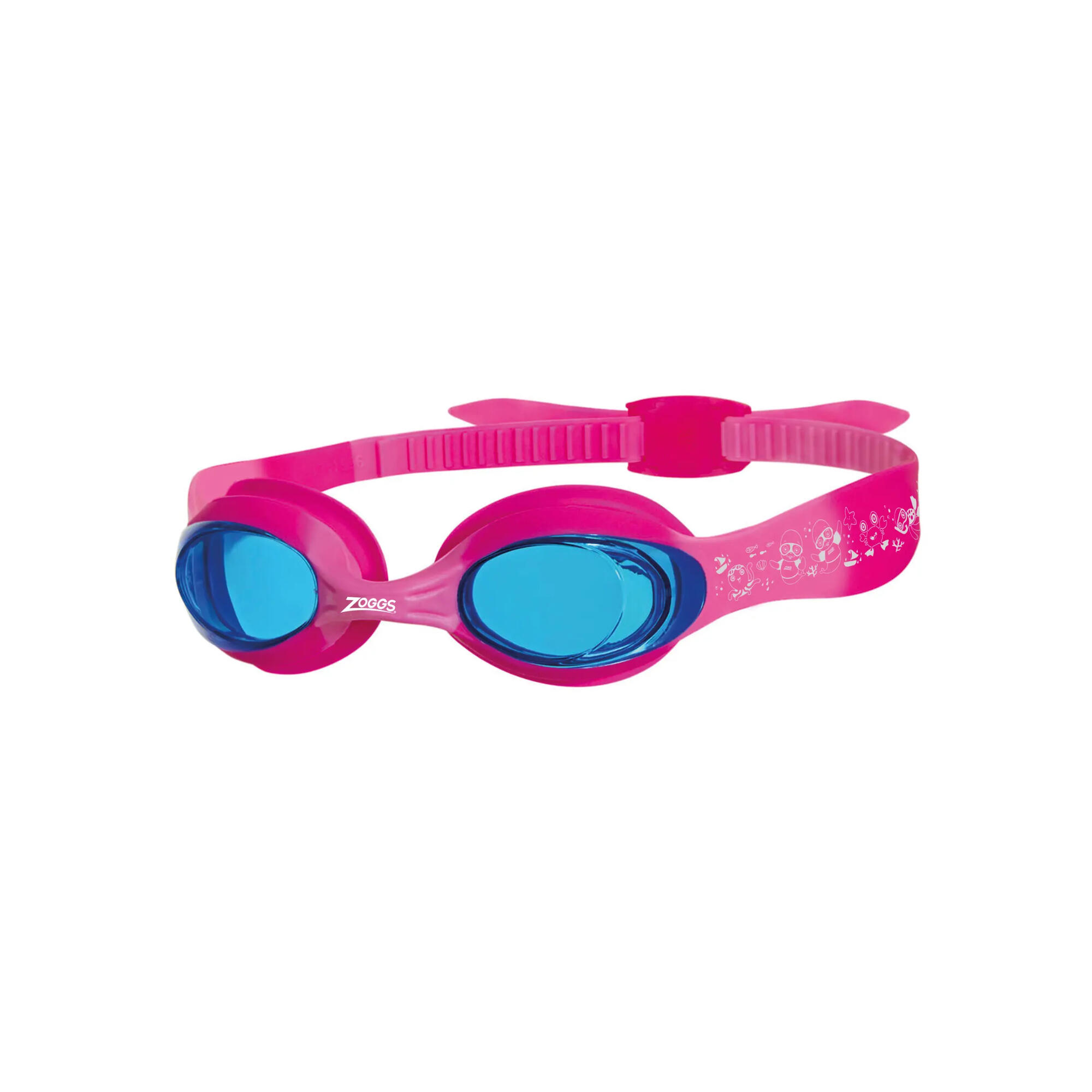 Zoggs Little Twist Goggles 0-6 years - Pink/Tint Blue