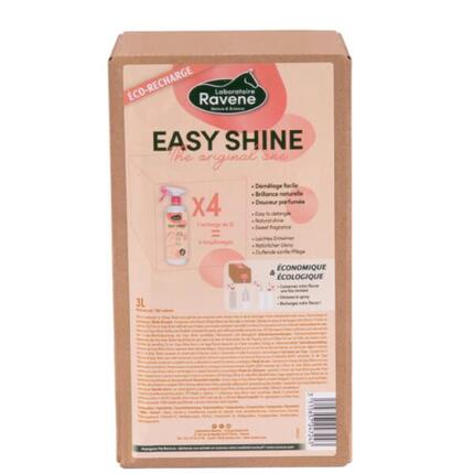 Éco-recharge 3L du démêlant lustrant Easy Shine pour cheval.