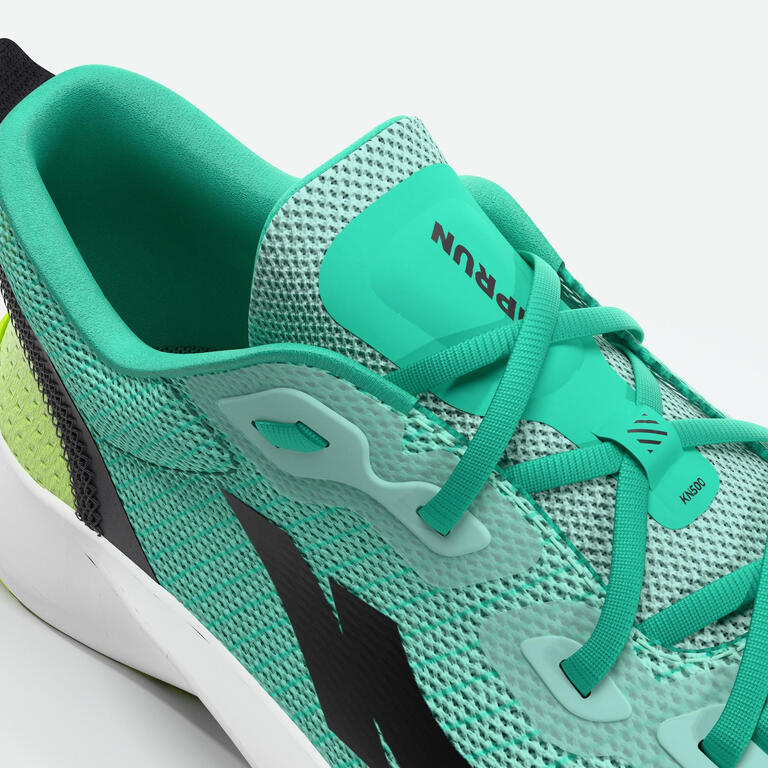KIPRUN KN500 Kids Drop 0 Running Shoes Green Yellow Black KIPRUN KN500 Kids Drop 0 Running Shoes Green Yellow Black