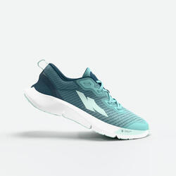 Chaussures de running drop 0 Enfant - KIPRUN KN500 vertes jaunes noires