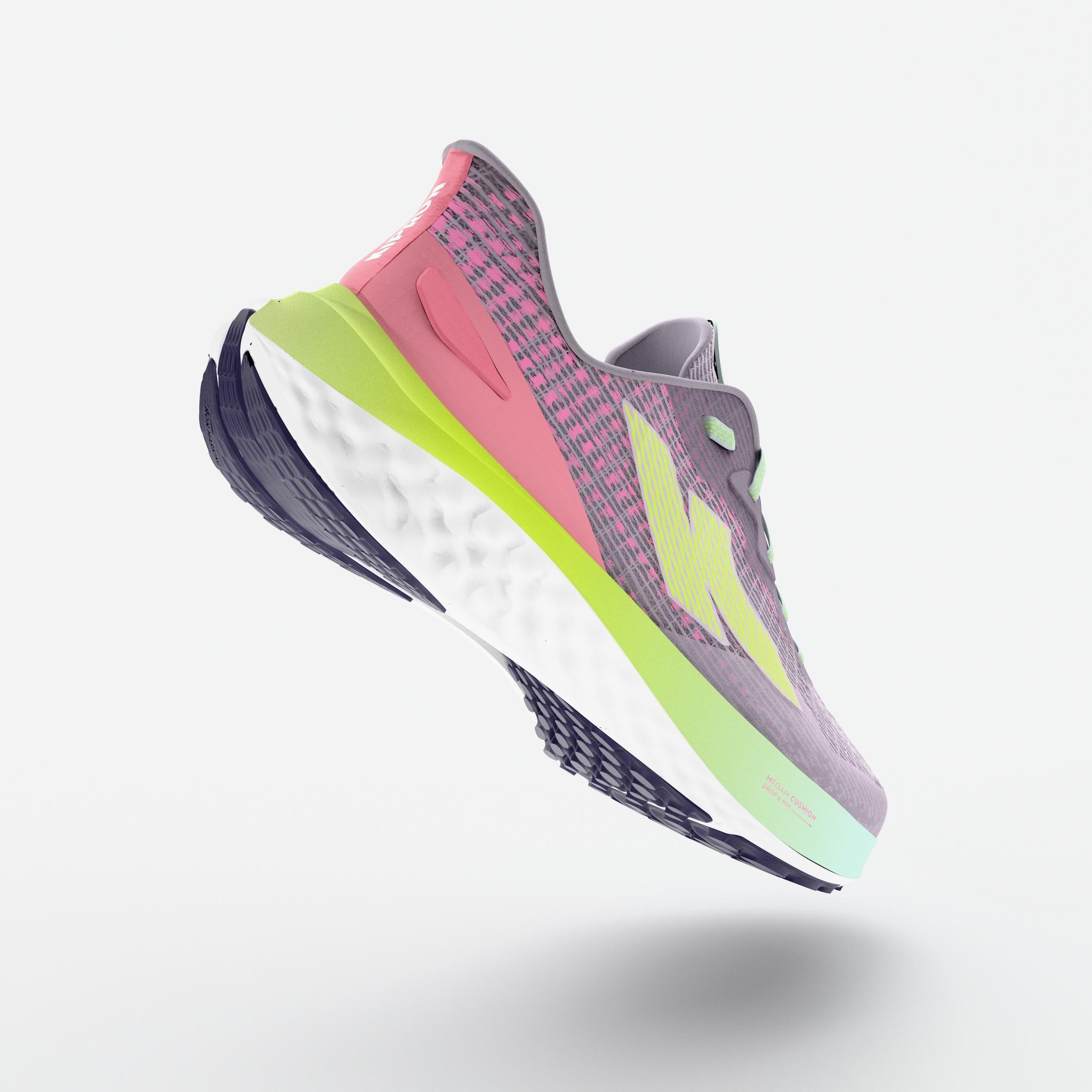 Scarpe running bambino K 500 FAST rosa-lilla 21/30