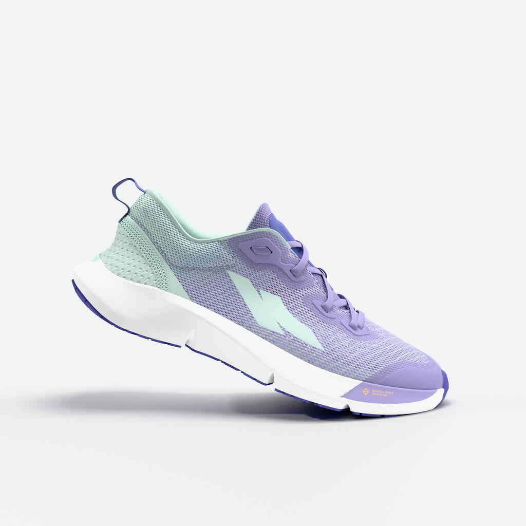 Children's drop 0 running shoes, Kiprun KN500 - Purple