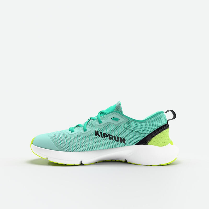 Încălțăminte alergare KIPRUN KN500 drop 0 Verde-Galben-Negru Copii