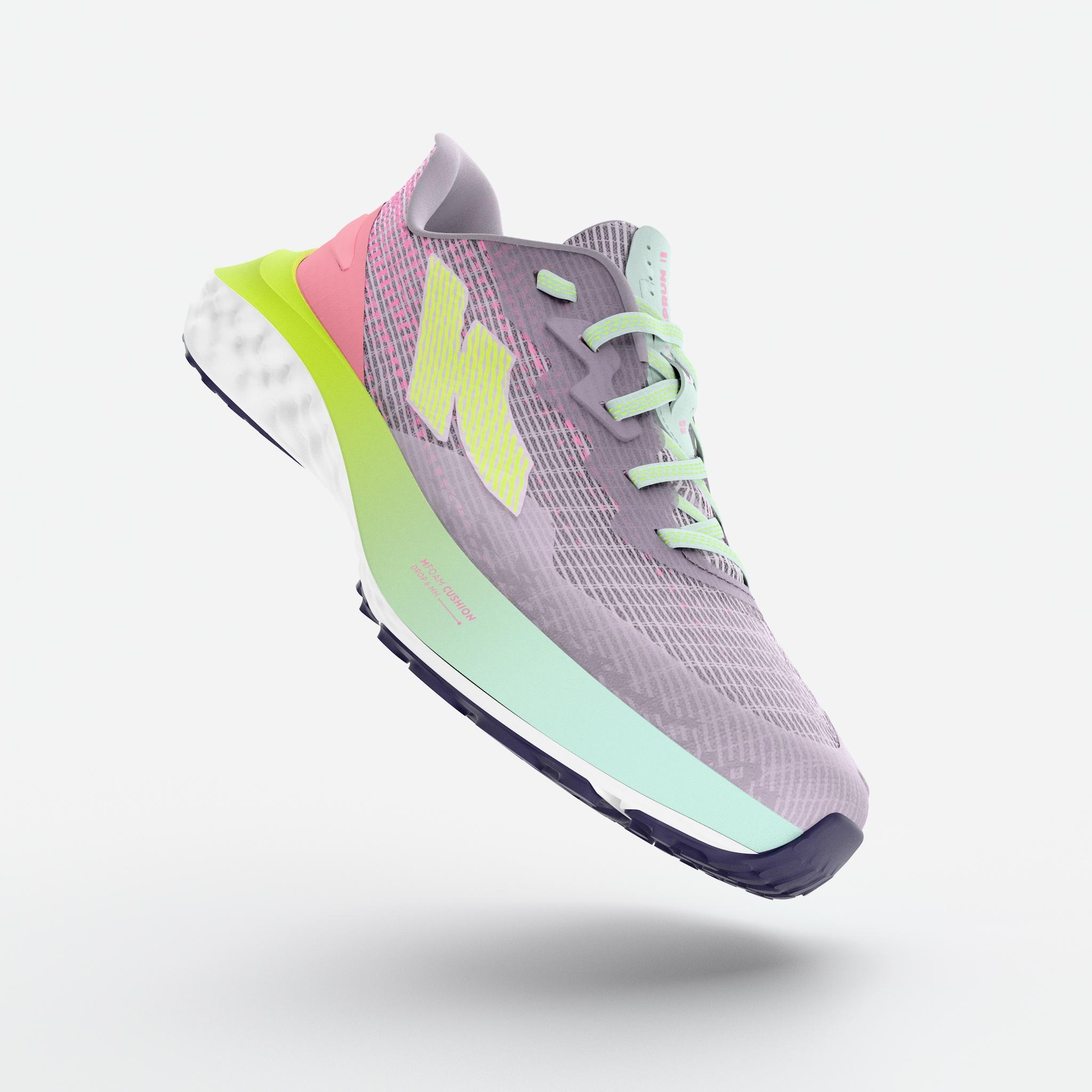 Scarpe running bambino K 500 FAST rosa-lilla 22/30