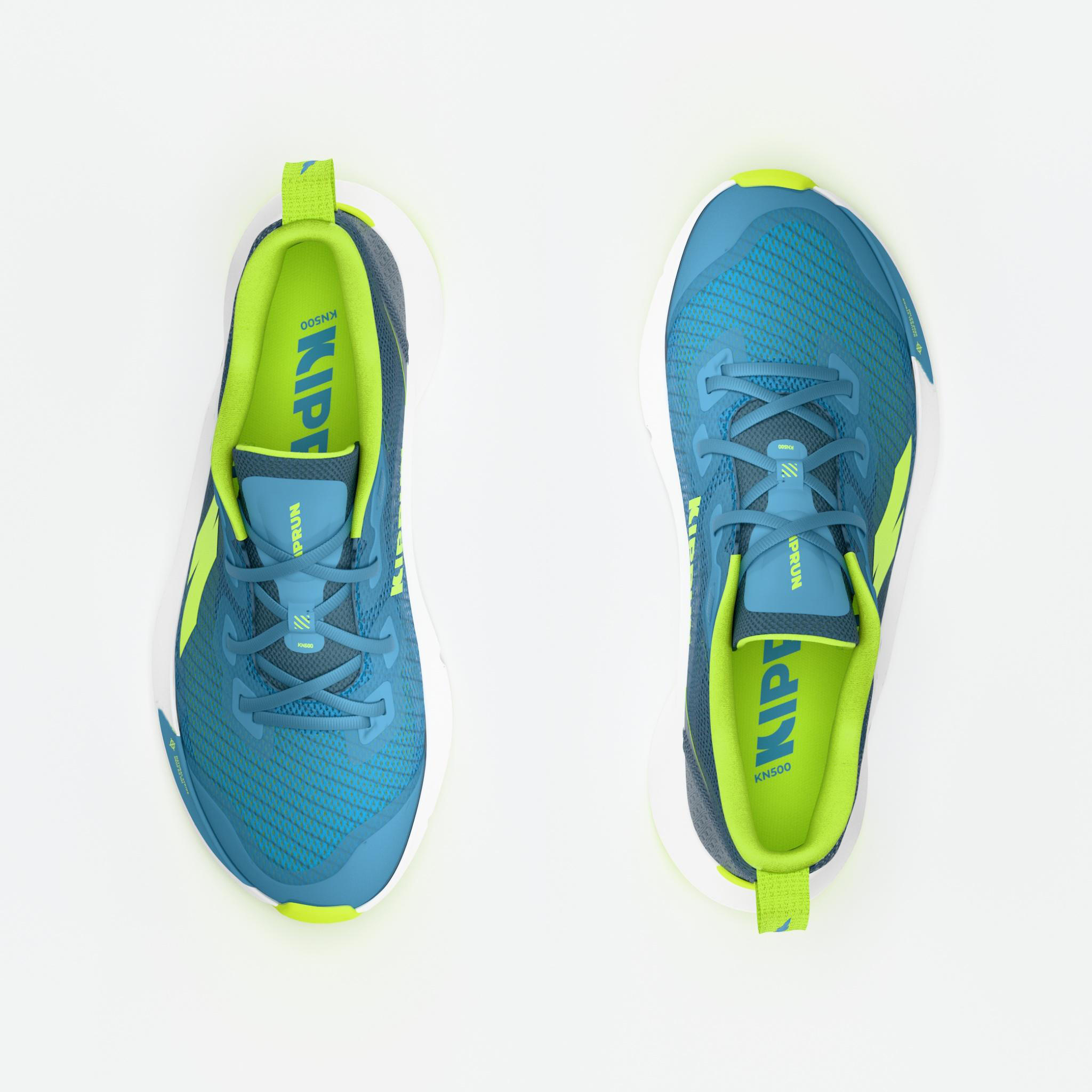 Scarpe running bambino KN500 blu 10/10