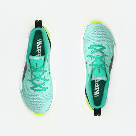 Кросівки дитячі KN 500 для бігу зелені/жовті/чорні