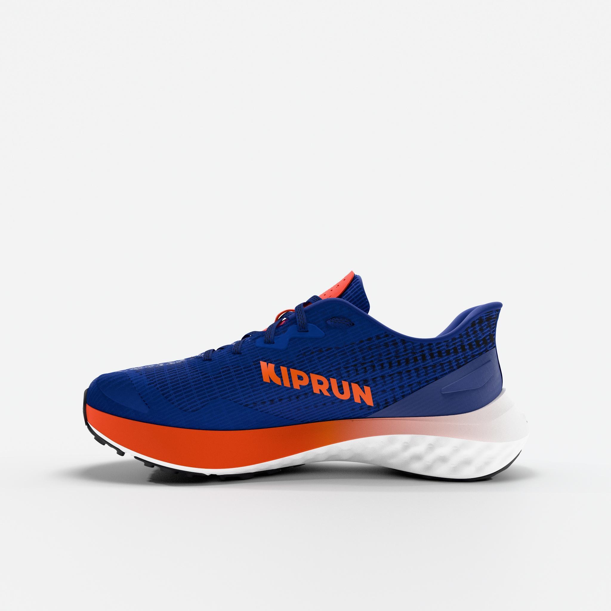 Scarpe running bambino K 500 FAST blu-rosso 4/9