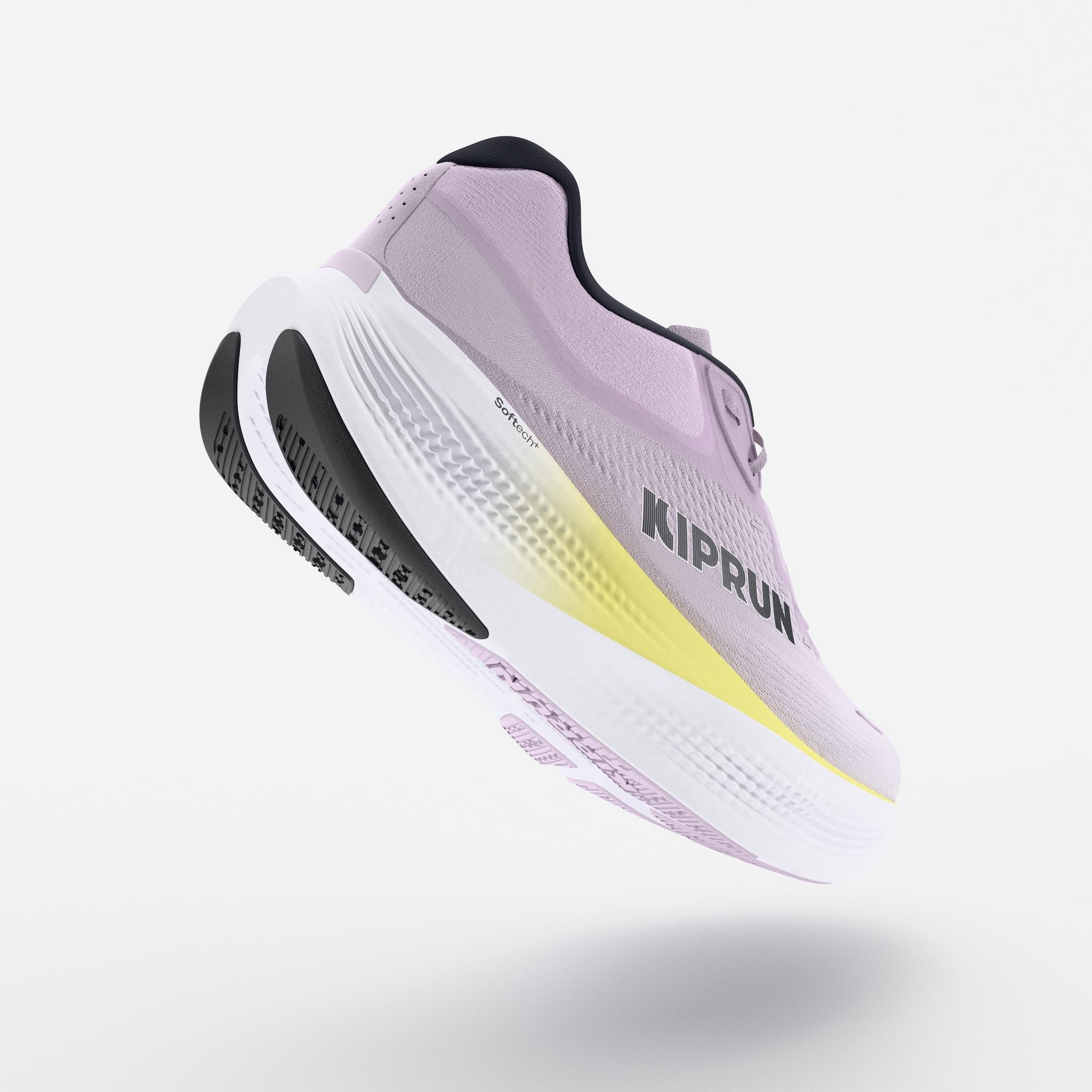 Chaussures de running route femme, Kiprun Kipride Max lila