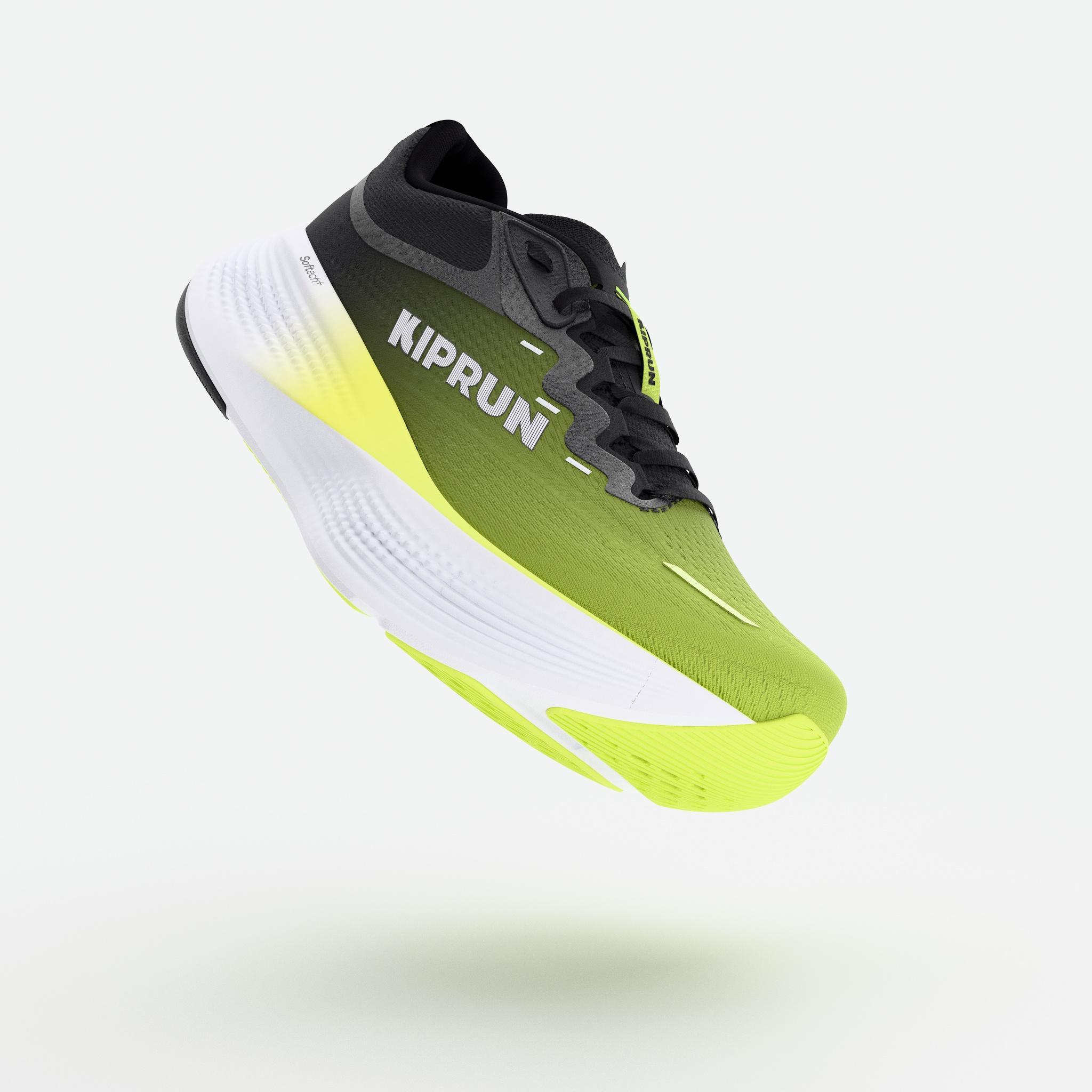 Herren-Strassenlaufschuhe, Kiprun Kipride Max Schwarz Gelb 2/8
