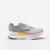 Chaussures de running route homme, Kiprun Kipride Max gris et orange