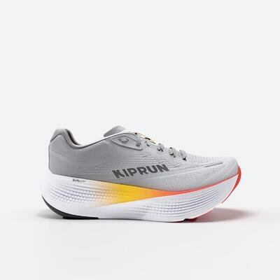 Hardloopschoenen voor heren kipride max grijs/oranje