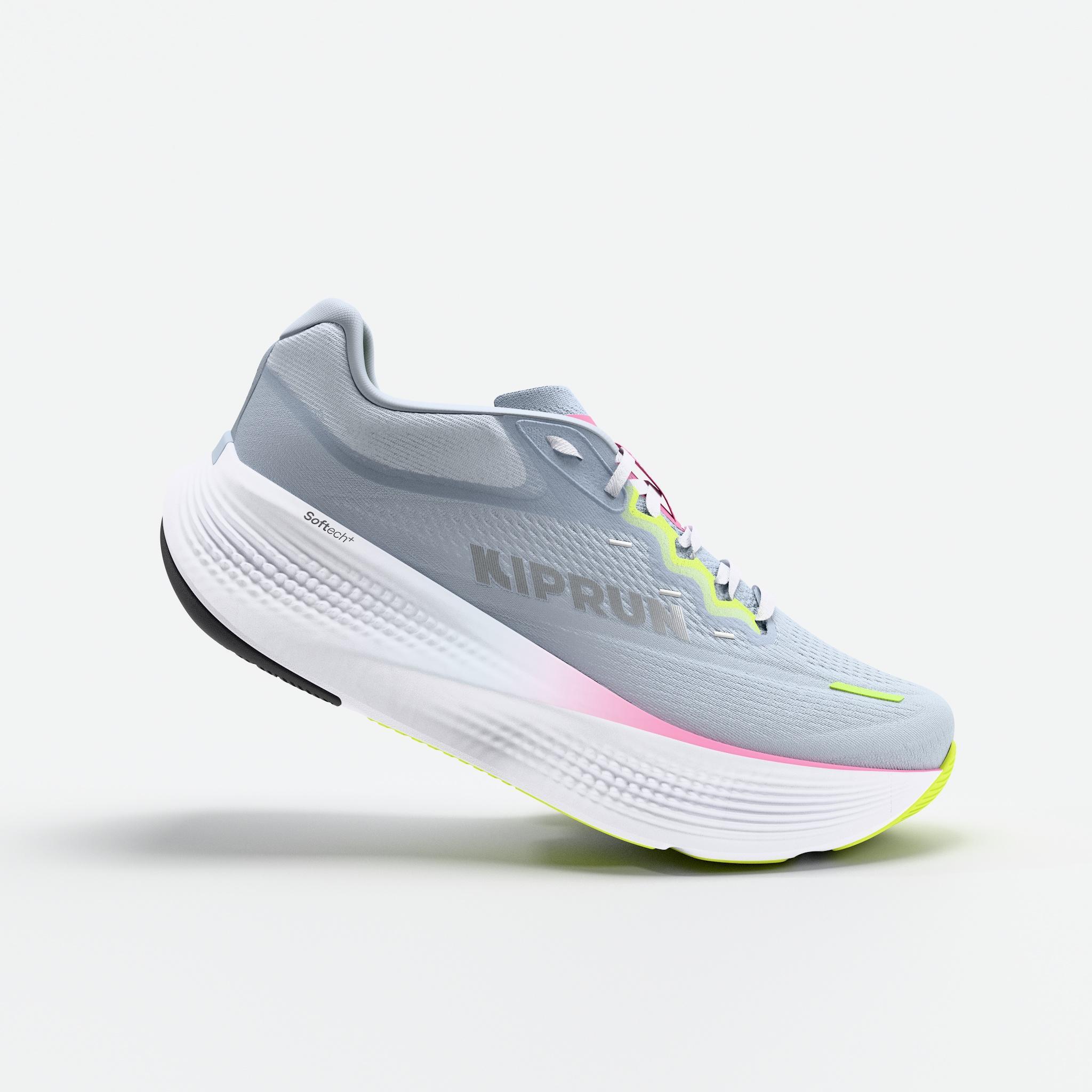 Chaussures de running route femme, Kiprun Kipride Max bleu clair 4/10