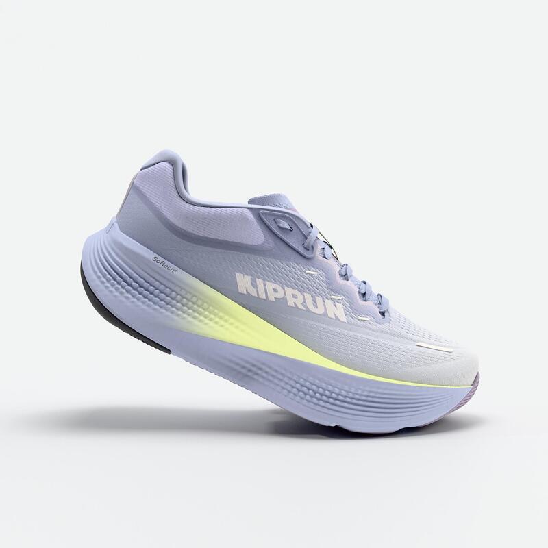 Încălțăminte de alergare pe șosea Kiprun Kipride Max Mov-Galben Damă