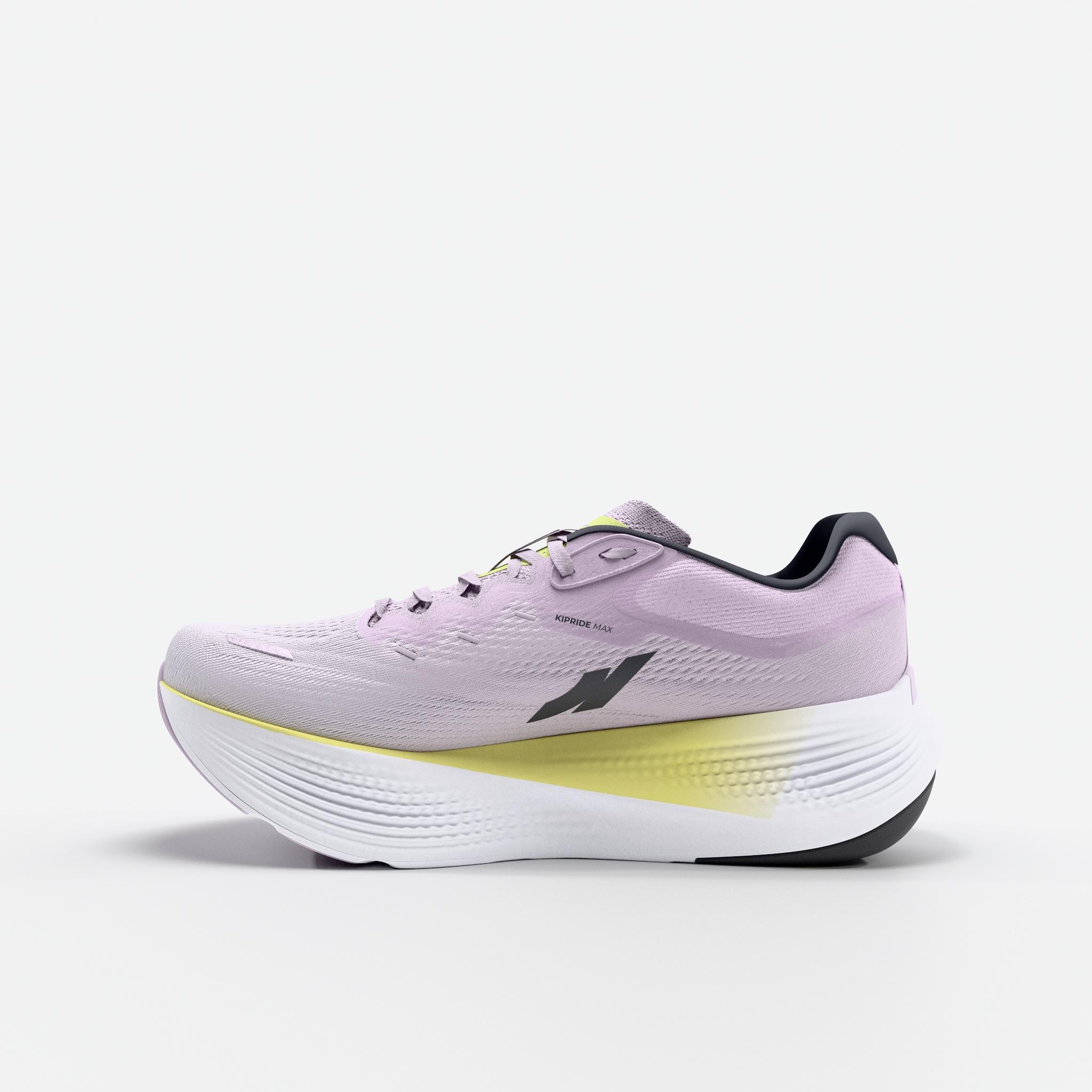 Chaussures de running route femme, Kiprun Kipride Max lila