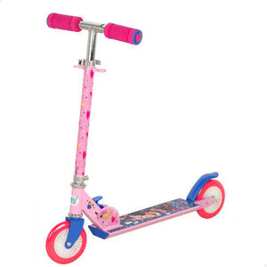 Patinete Minnie plegable 2 ruedas 65x30x75-82 cm máx. 50 kg con freno - CD