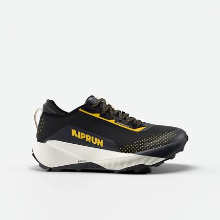 Chaussures de trail running imperméables homme, Kiprun Kipsummit WP noir et bleu