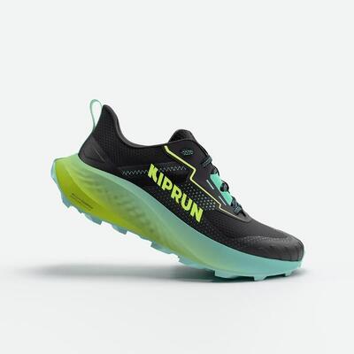 Trail- en cross schoenen voor kinderen k500 grip zwart