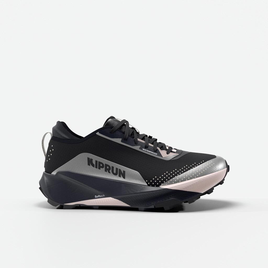 Trailrunningschuhe Damen wasserdicht - Kipsummit WP schwarz/rosa