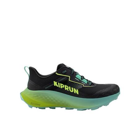 Кросівки дитячі K500 Grip для бігу чорні/зелені