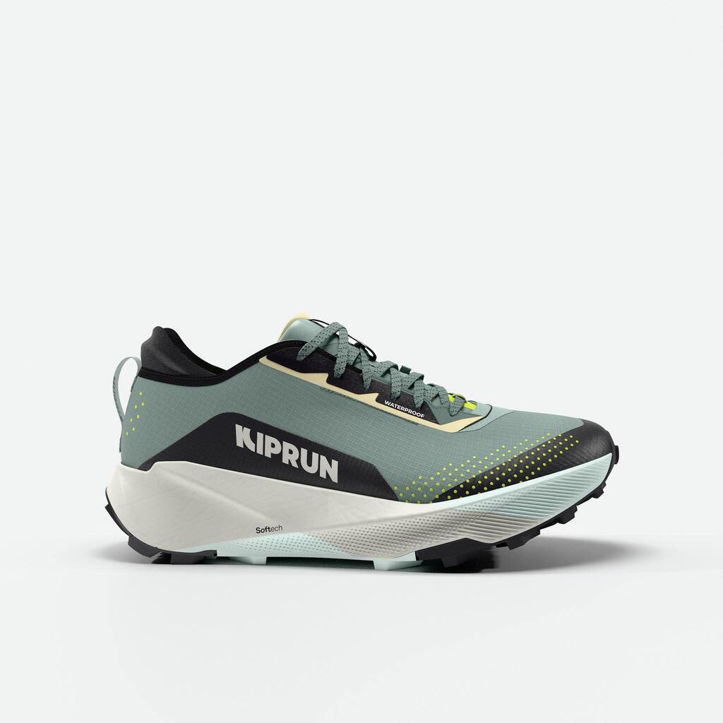 Sieviešu ūdensnecaurlaidīgi skriešanas apavi “Kiprun Kipsummit WP”, zaļi/melni