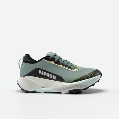 Scarpe trail donna KIPSUMMIT WP impermeabli nero-rosa