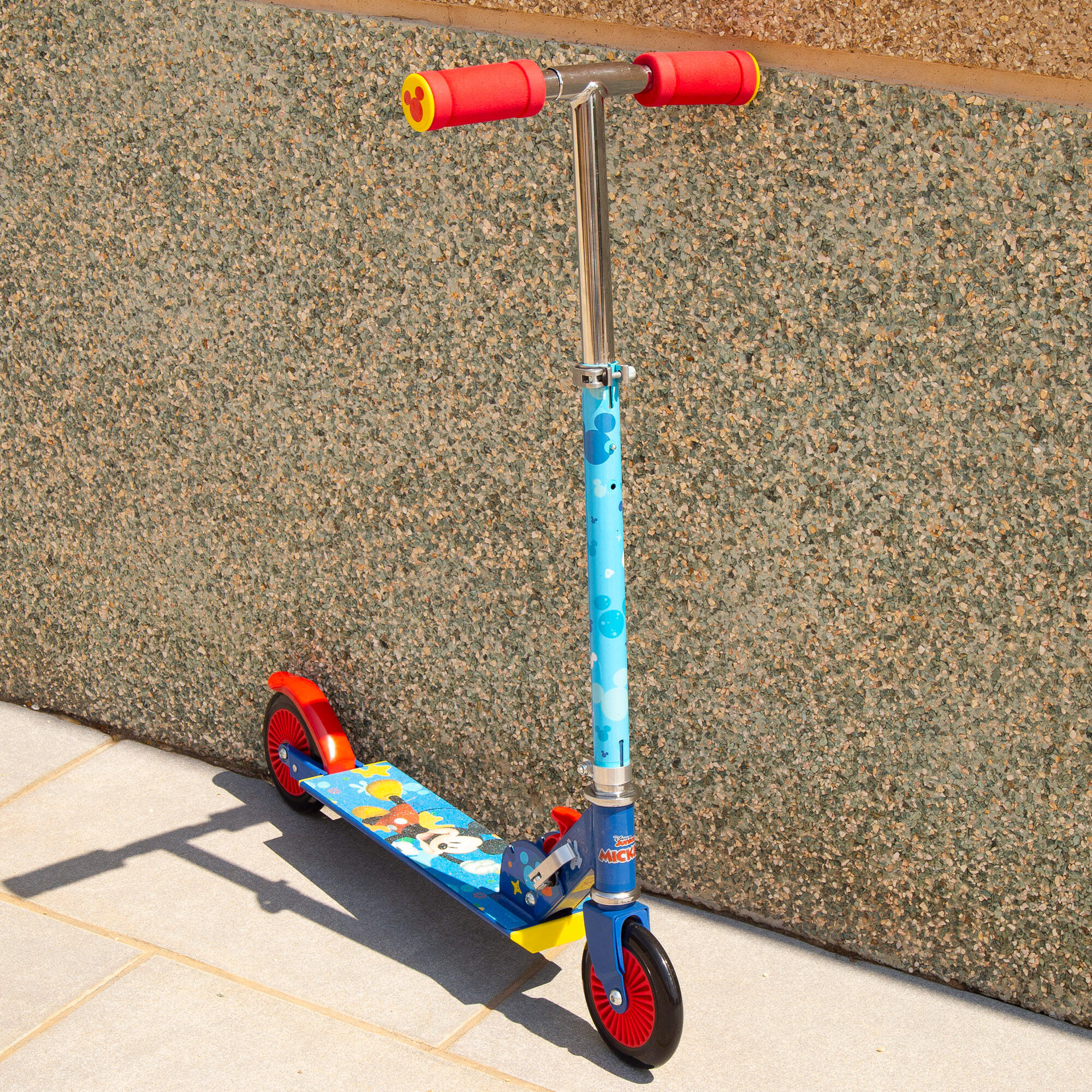 Patinete Mickey plegable 2 ruedas 65x30x75-82 cm máx. 50 kg con freno - CD 4/4