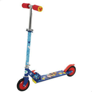 Patinete Mickey plegable 2 ruedas 65x30x75-82 cm máx. 50 kg con freno - CD