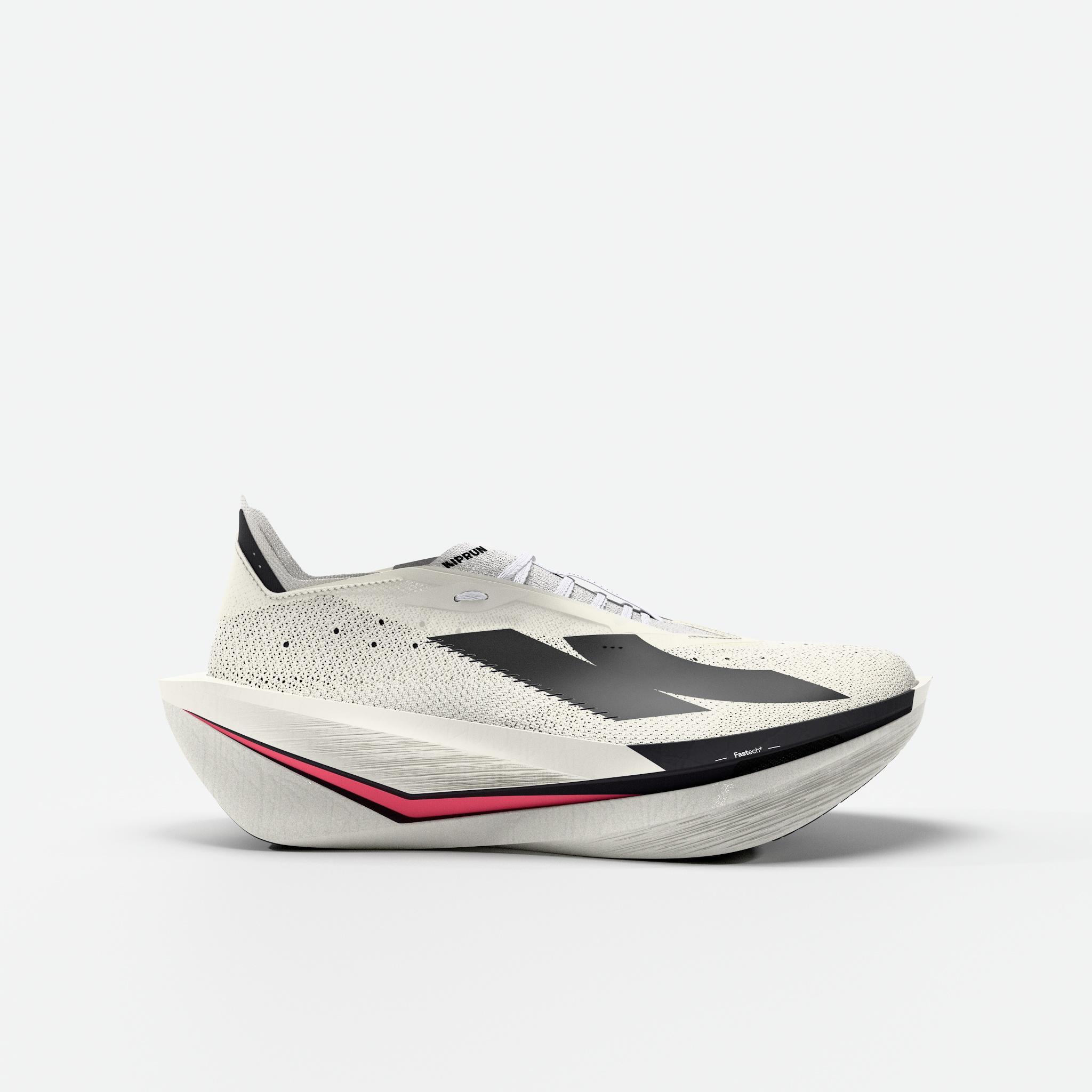 KIPSTORM ELITE Men's Carbon Plate Running Shoes - White/Pink
