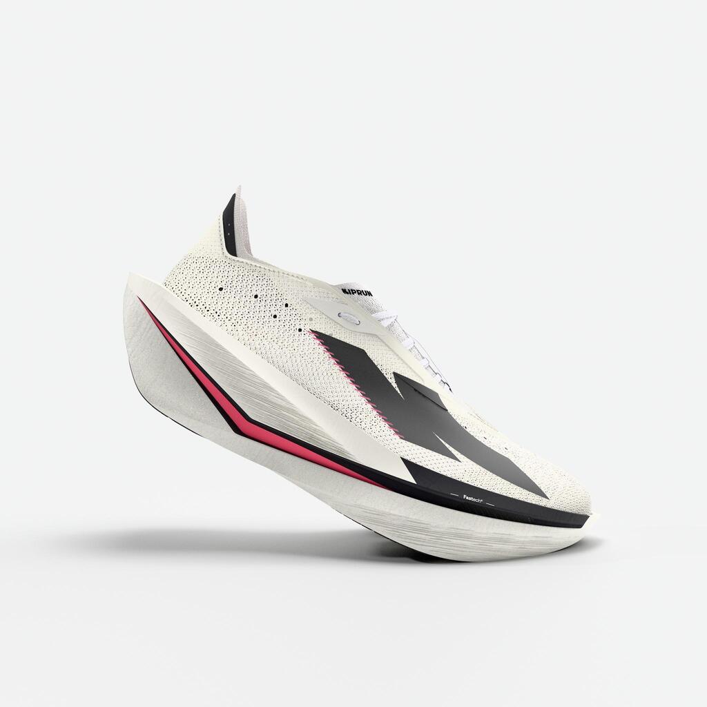 Kiprun Kipstorm Elite Women's Running Shoes with Carbon Plate - White/Pink