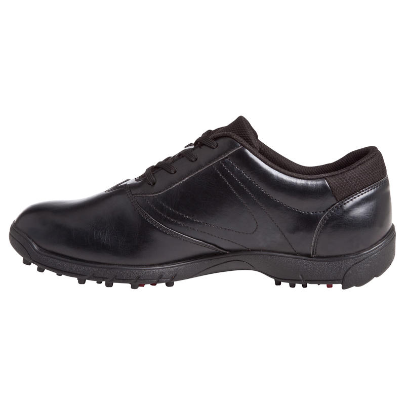 Men's Golf Shoes 100 Black Large Sizes Decathlon
