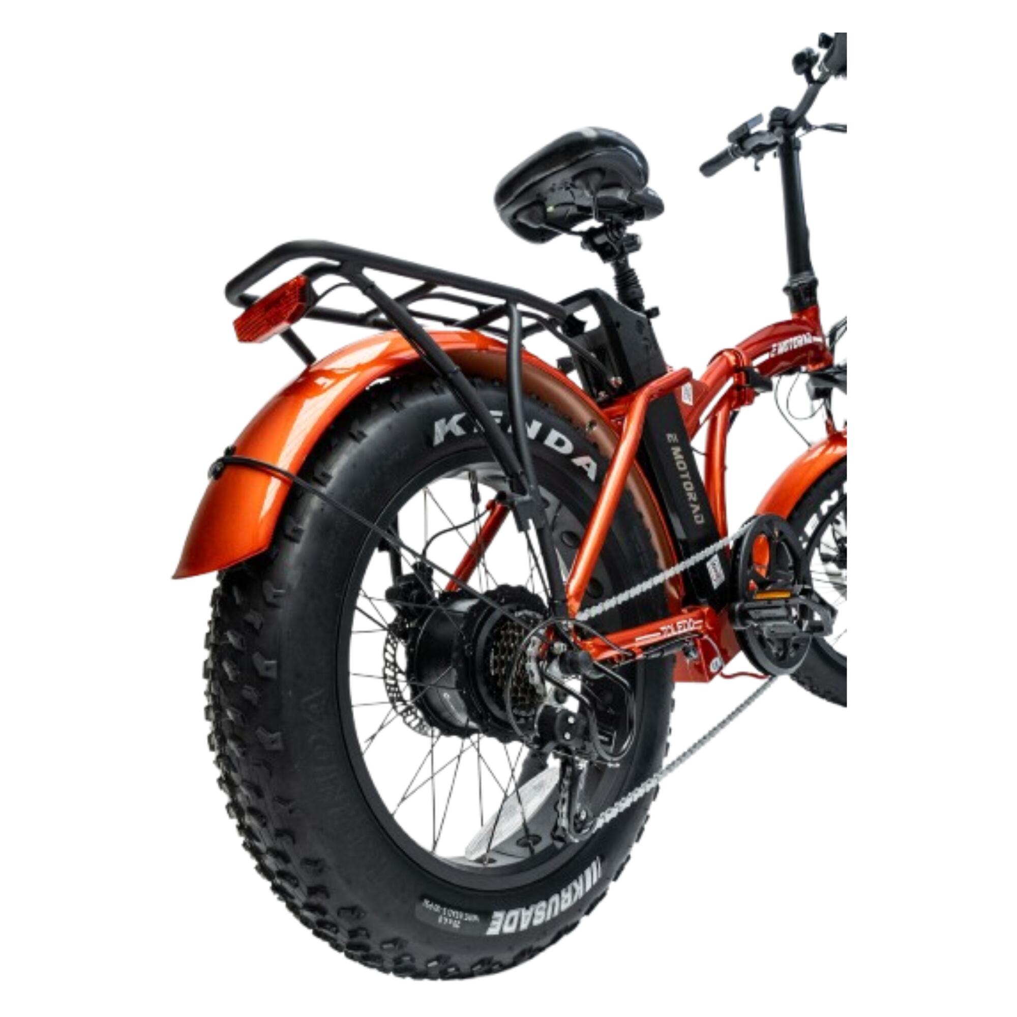 Second Life - Bicicleta Elèctrica Plegable Fatbike Emotorad Taronja 4/7