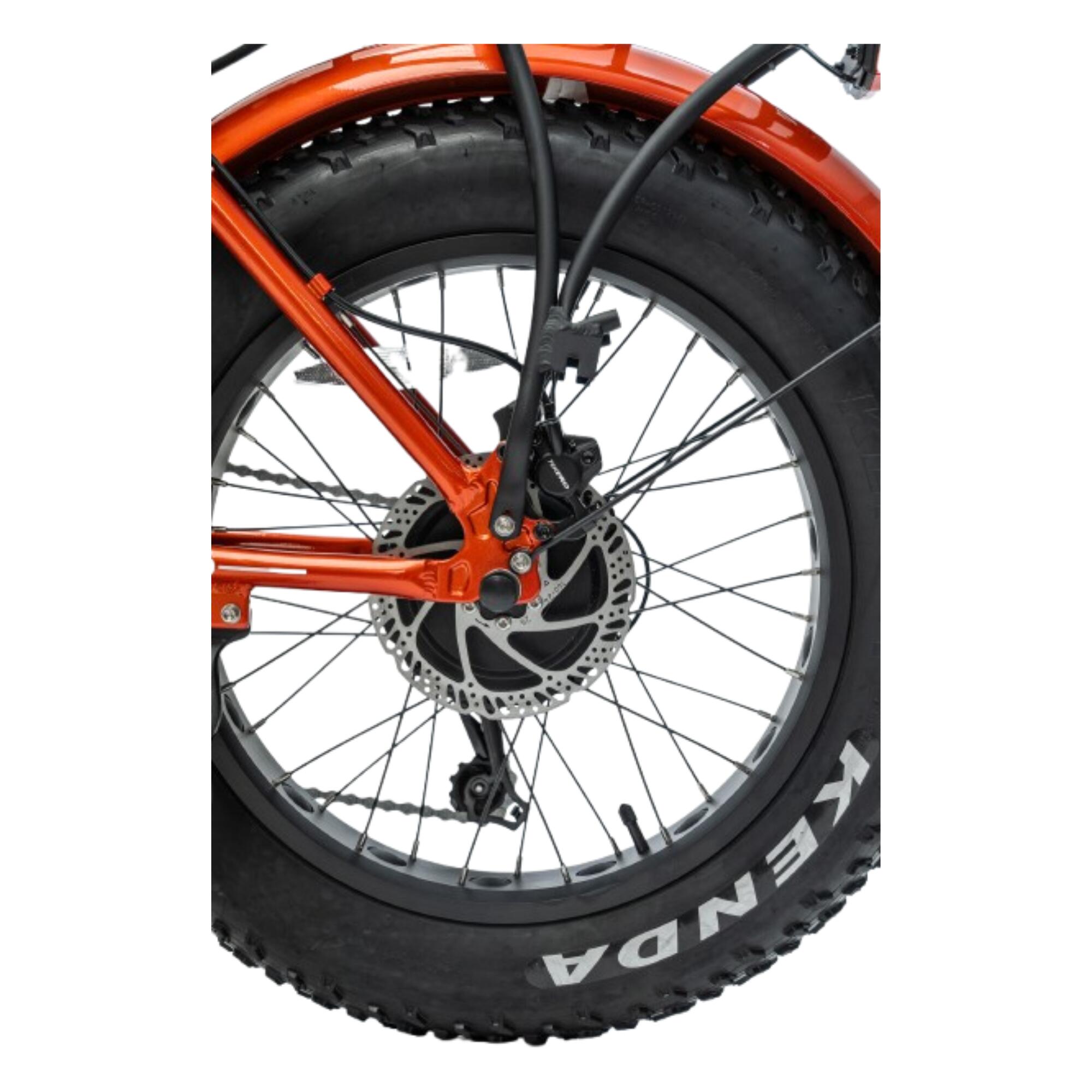 Second Life - Bicicleta Elèctrica Plegable Fatbike Emotorad Taronja 6/7