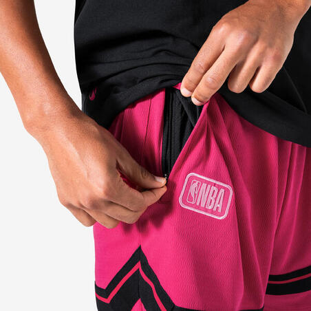 Шорти баскетбольні SH900 чоловічі/жіночі NBA рожеві